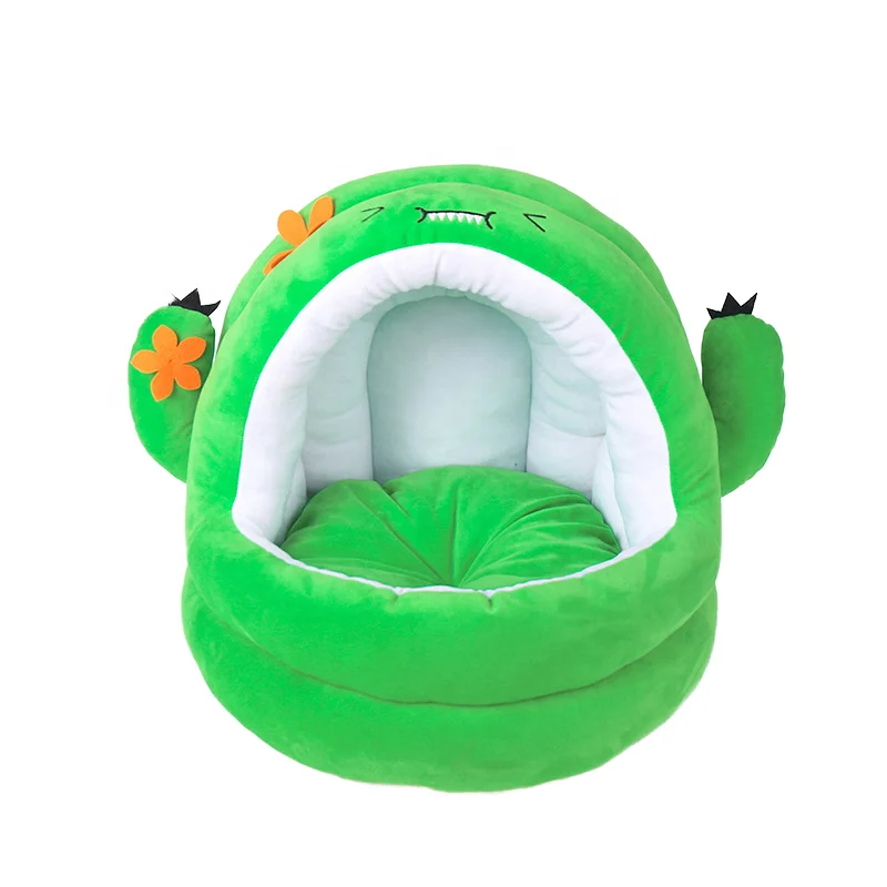 Cute Pet Bed Warm Soft Japanese Bite-Resistant Cloth Nest for Small Medium Sized Dogs PP Material for Deep Sleep