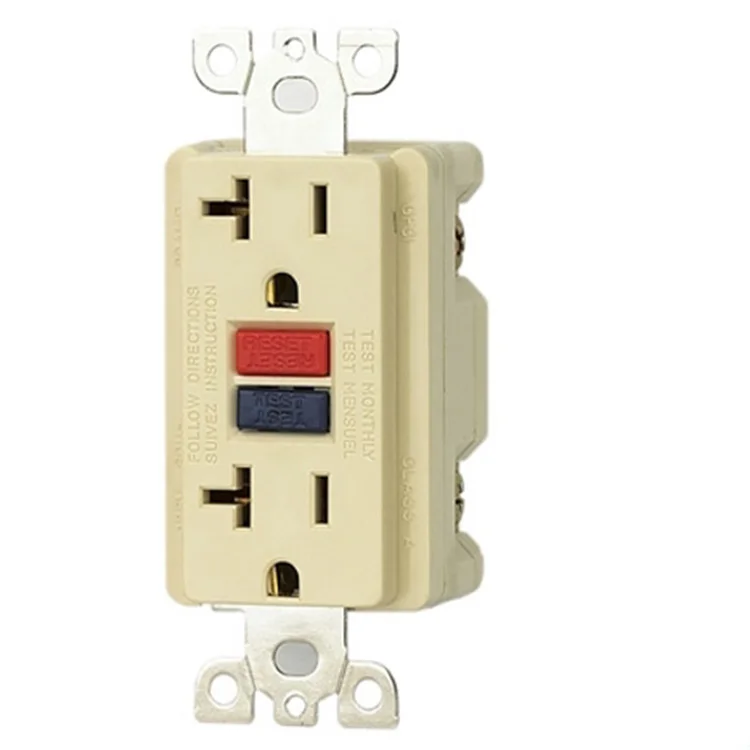 15A 20A 5mA 110V 120V 125VAC TR GFCI American US GFCI TW Receptacle outlet socket