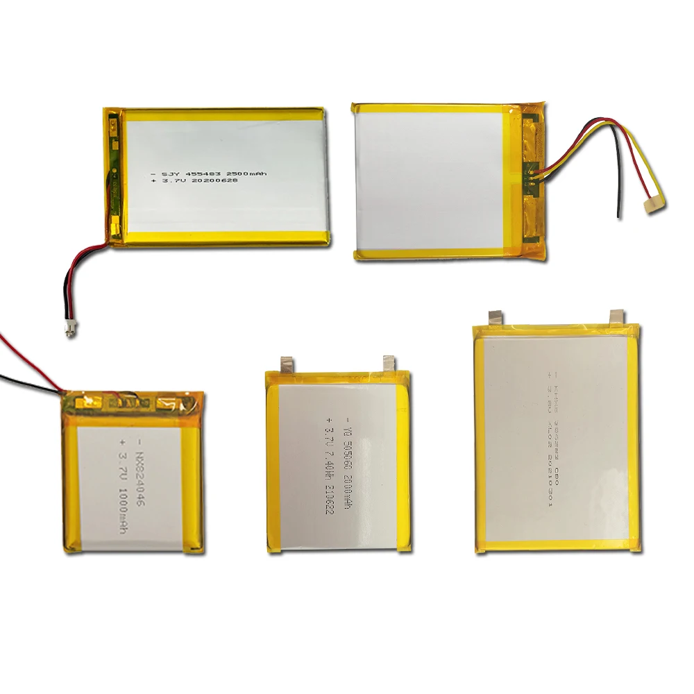 NMC 3.7v 7.4v 11.1v lipo pouch cell 450mah ~ 15000mah li-ion lithium polymer digital batteries packs lithium battery