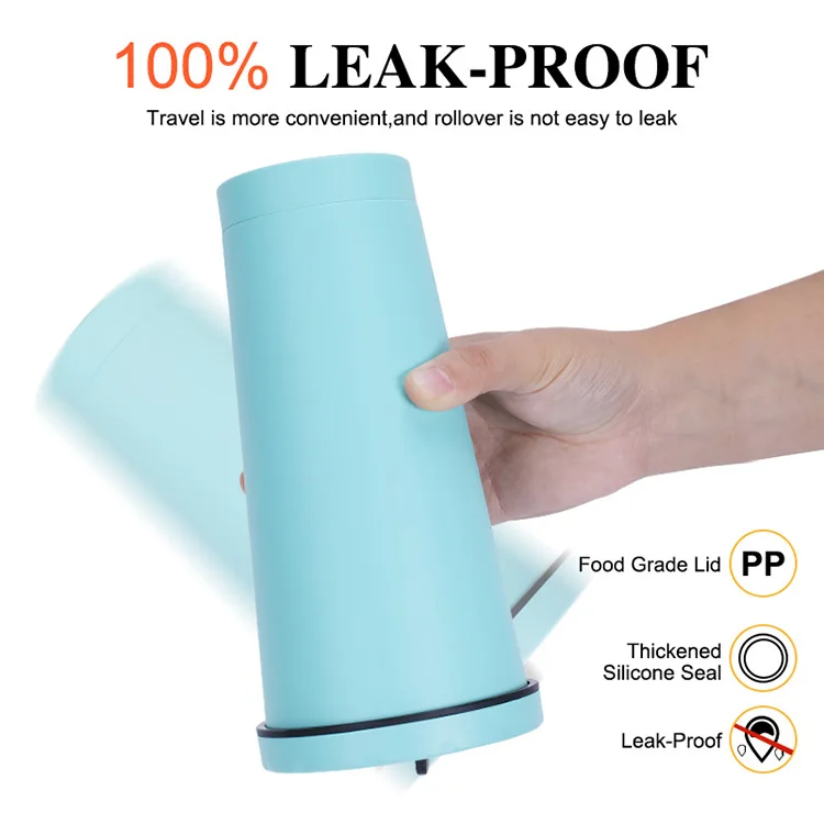 Gint  25oz Double wall vacuum insulated stainless steel cup big capacity travel mug with straw