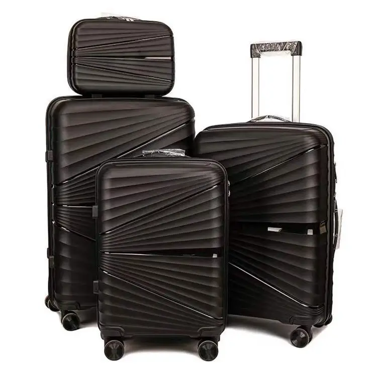 Custom micro-standard explosion-proof PP luggage 3-piece suitcase OEM ODM factory wholesale PP large luggage box duffel bag set