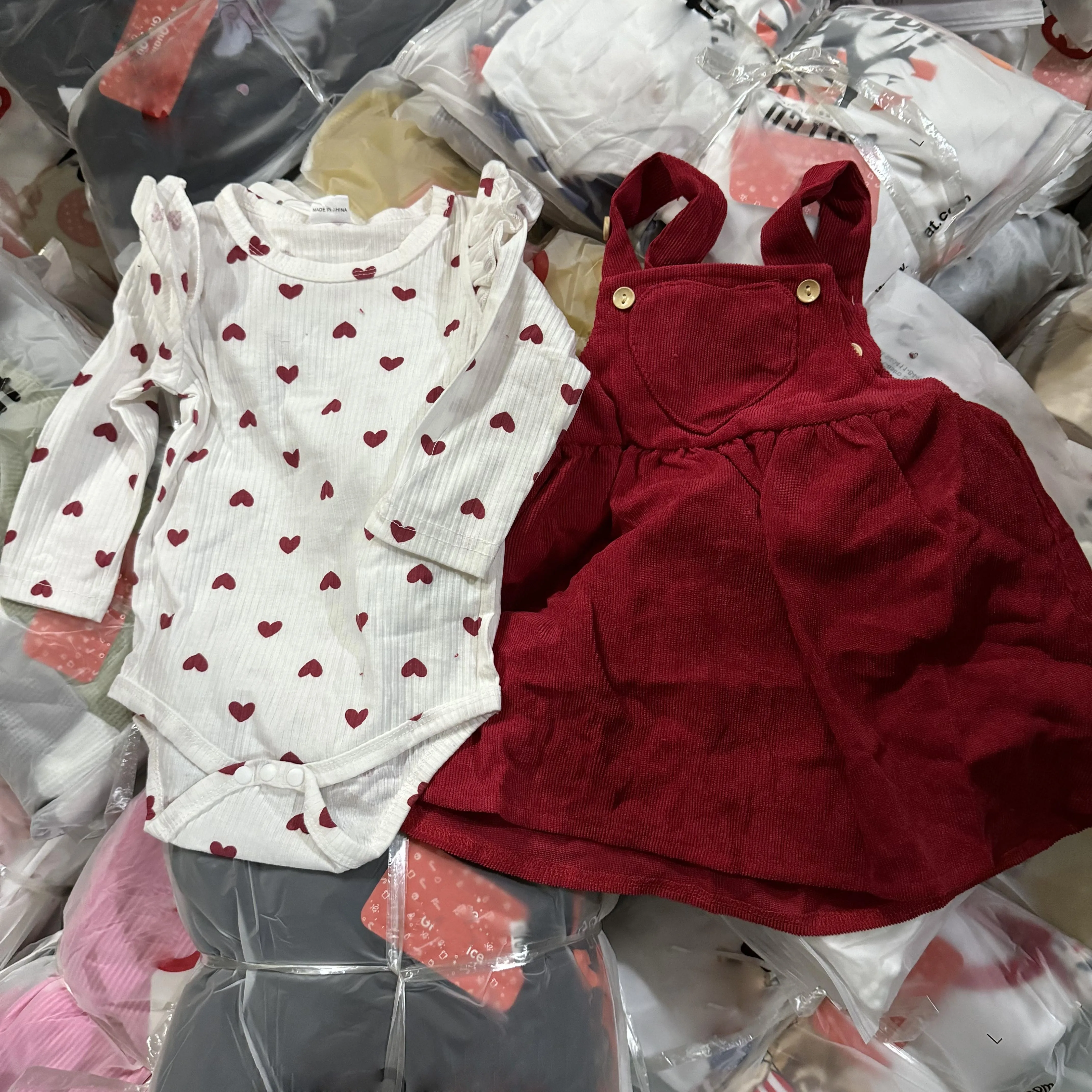 Clothing Wholesale Kids Sets Wear Brand New Suppliers Ropa De Ninos Children Wear Boy Girls Baby Clothes Bales