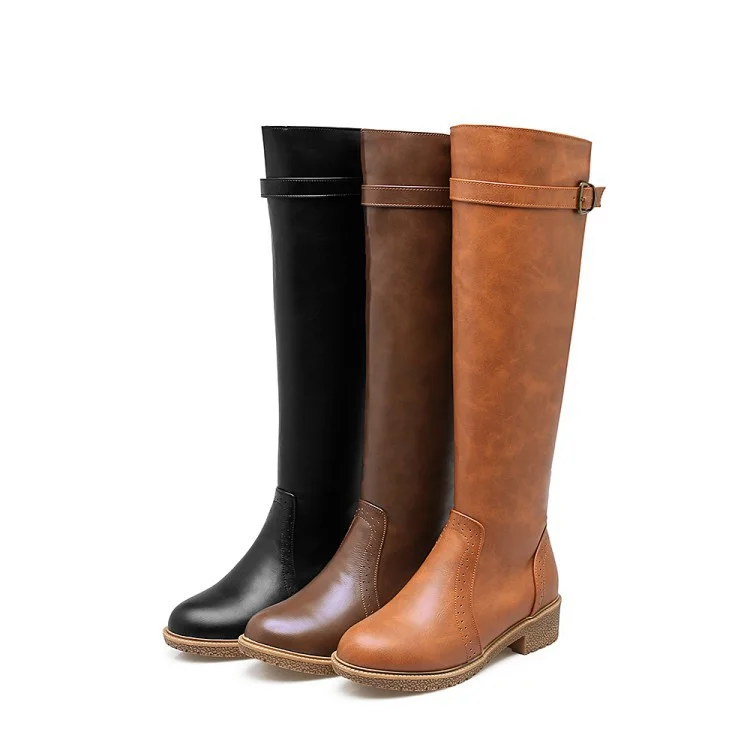New fashion high knee boots for ladies women winter boots women shoes zapatos de mujer