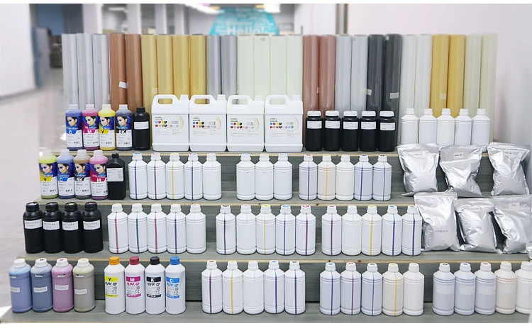 Factory Direct Sell 1000ML CMYKW Color DTF Ink for XP600 for Business from USA