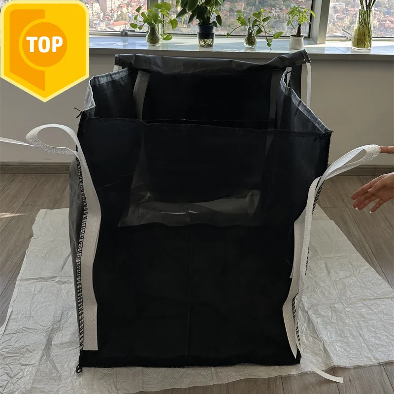 1000kg mesh fibc bulk big bags pp onion net  sack for seafood bag for fruit vegetable potato packing mesh net bag