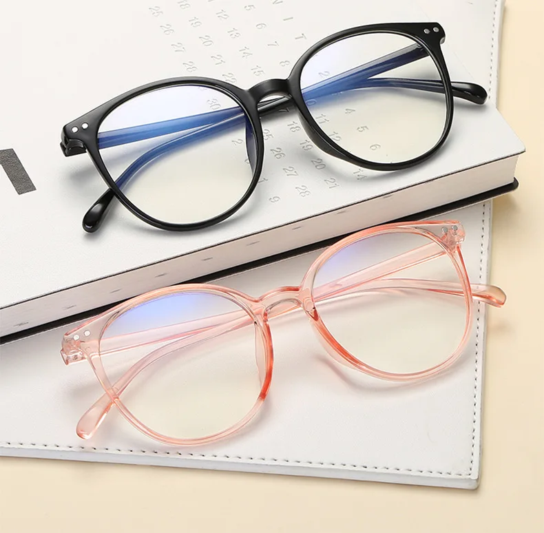 
LU191 new arrival colorful classic frame anti blue light blocking computer reading glasses eyewear for women girls 