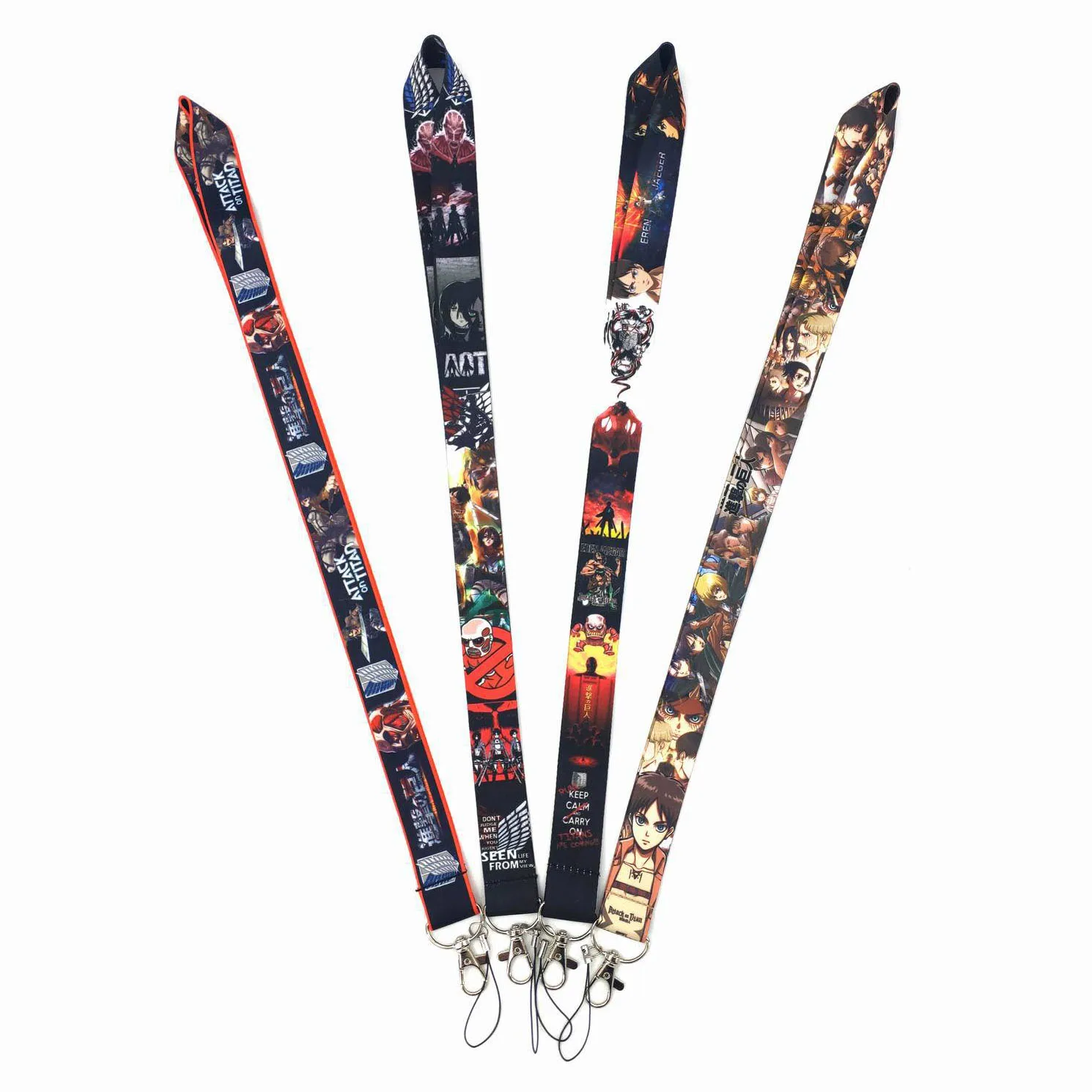 Anime My Hero Academia Demon Slayer Naruto One Piece Dragon Ball Attack on Titan Tokyo Ghoul Jujutsu Kaisen Haikyuu Lanyards