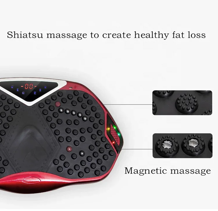 Портативный тонкий Вибрационный тренажер, тренажер для фиксации всего тела, тренажер для похудения, тренажер для тренажерного зала, музыка