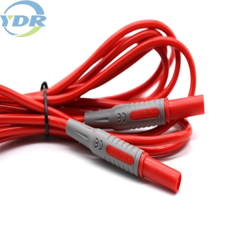 Цифровой мультиметр тестер провод CAT III 1000 в Крокодил Зажимы Автомобильная батарея с кабелем