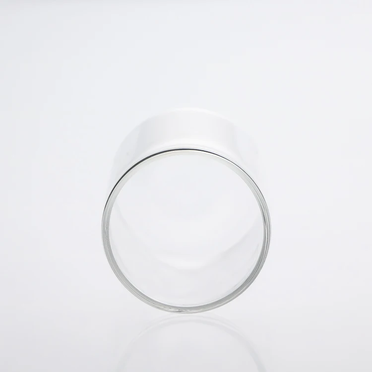 wholesale 100 ml cylinder round borosilicate kitchen storage glass jar spice tea nut container glass jars with wooden lid