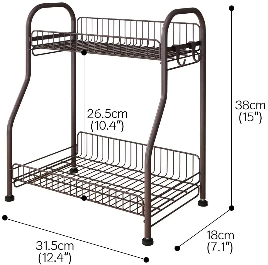 A space-saving shelf for kitchen accessories storage tools