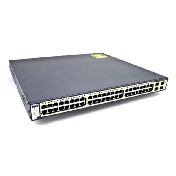 Cisc0 б/у WS-C3750-48TS-S катализатор 3750 10/100 48-портовый