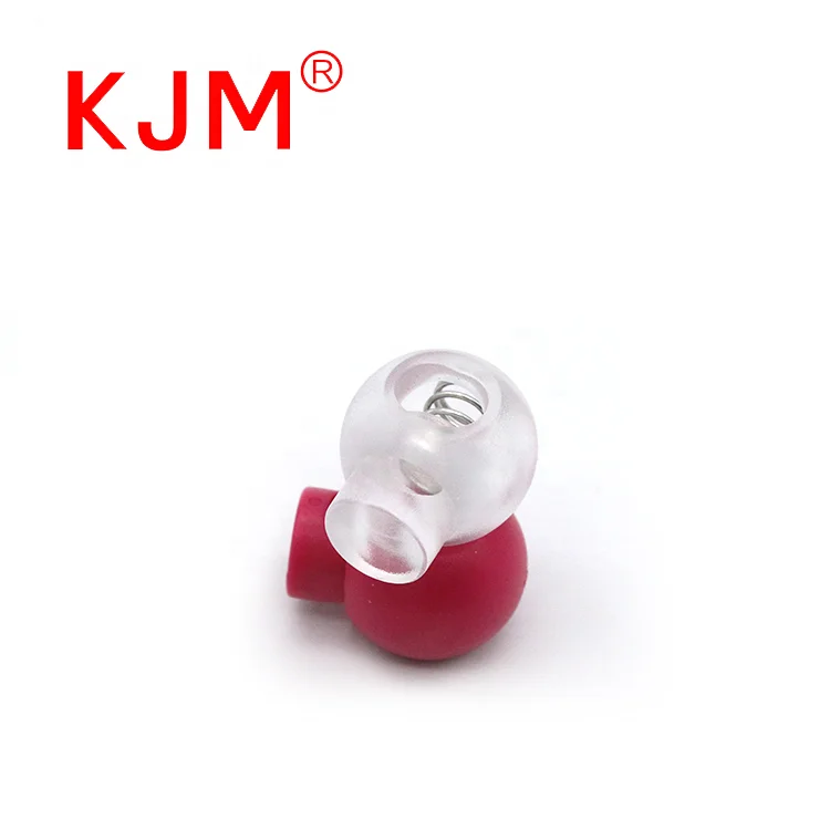 KJM регулируемый цветной Модный шнур с замком, пружинный переключатель, пластиковая крышка для рюкзака, одежды