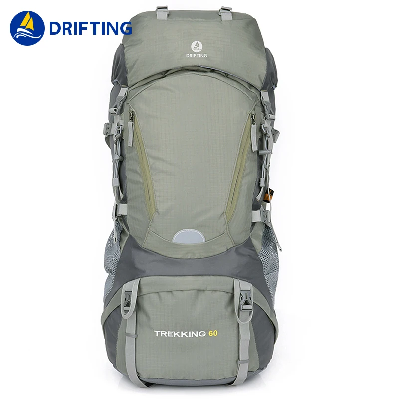 
Large Capacity Backpack Hiking Trekking Bag with Rain Cover for Climbing Travel and Mountaineering Backpack 