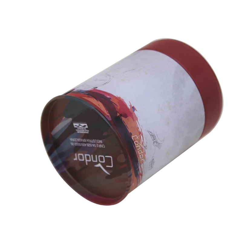 Luxury high quality customized tin round box watch packaging metal can cookie chocolate gift box