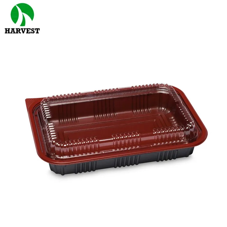 Appetizer Side Dish Japanese Takeaway Black Microwaveable Bento Box