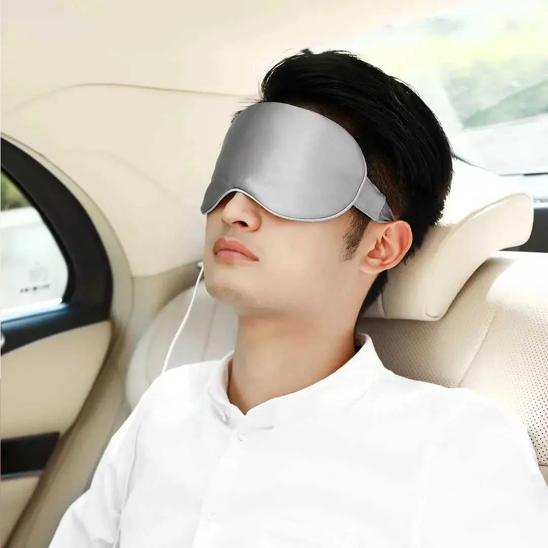 
USB 3D Graphene heating eyeshade Magnetic connector eye mask innovative newest coming 