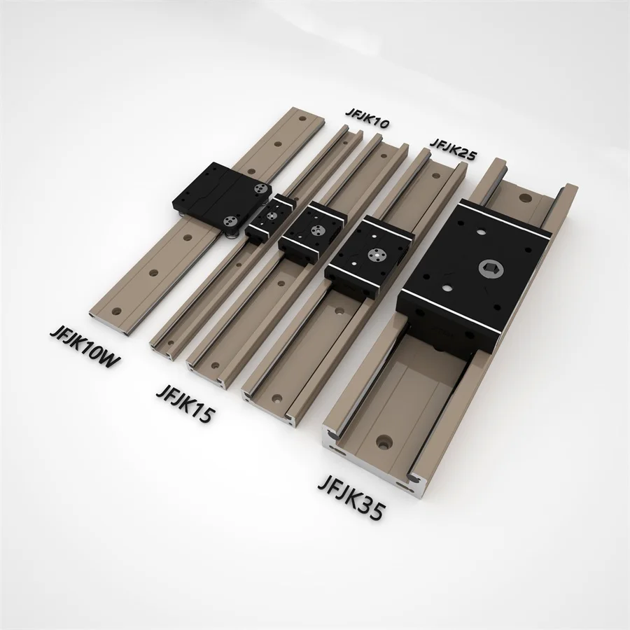 JFJK15 has a customized length of 100-4000mm and can install multiple slider economical linear guides