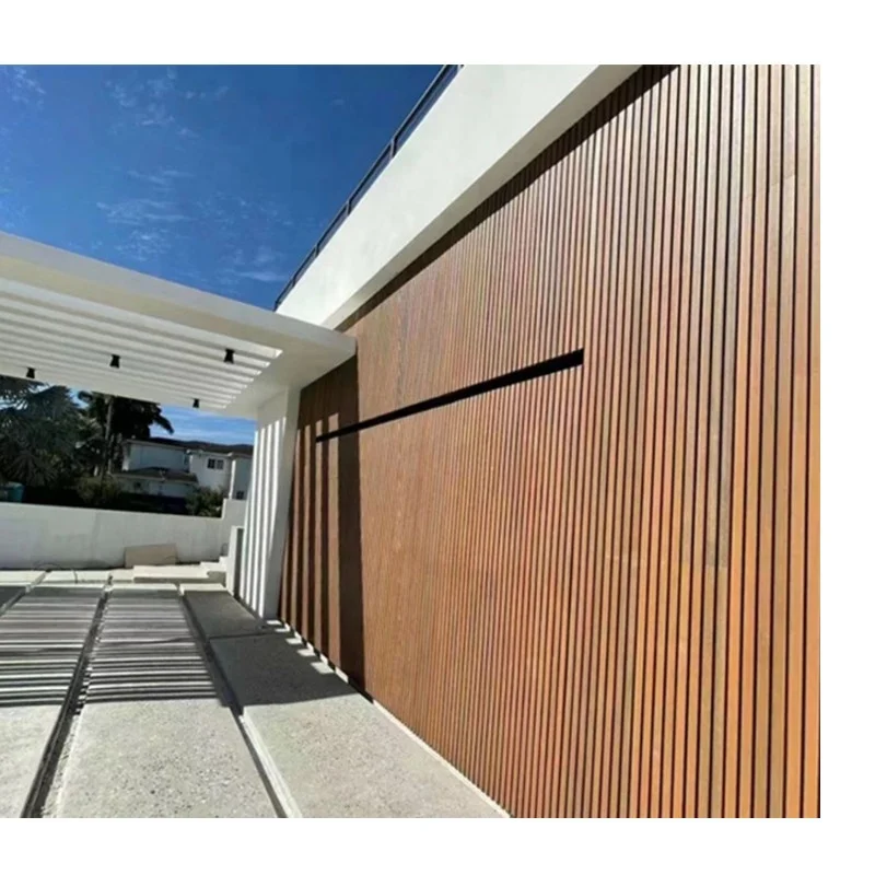 Natural wood appearance Co-extrusion Exterior WPC wall cladding at 219 mm x 26 mm