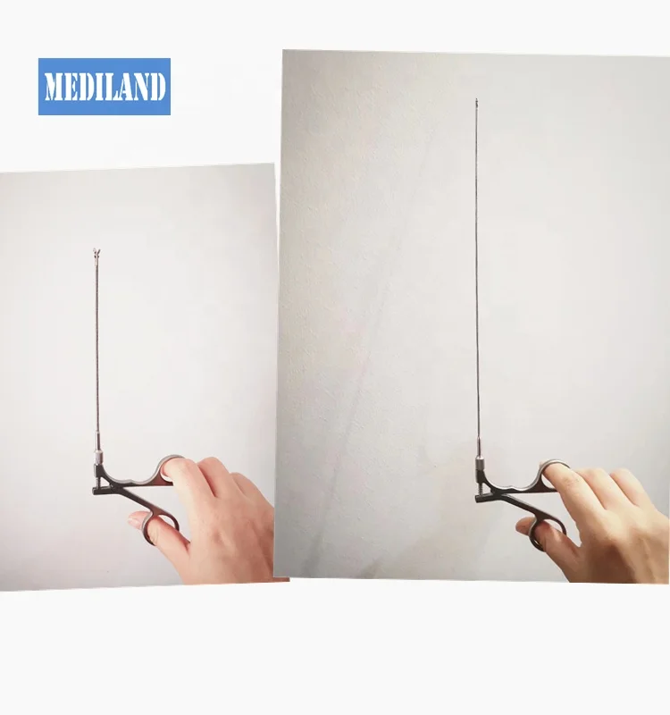 Veterinary tools and equipments flexible forceps for otoscope Veterinary device biopsy forceps with lock