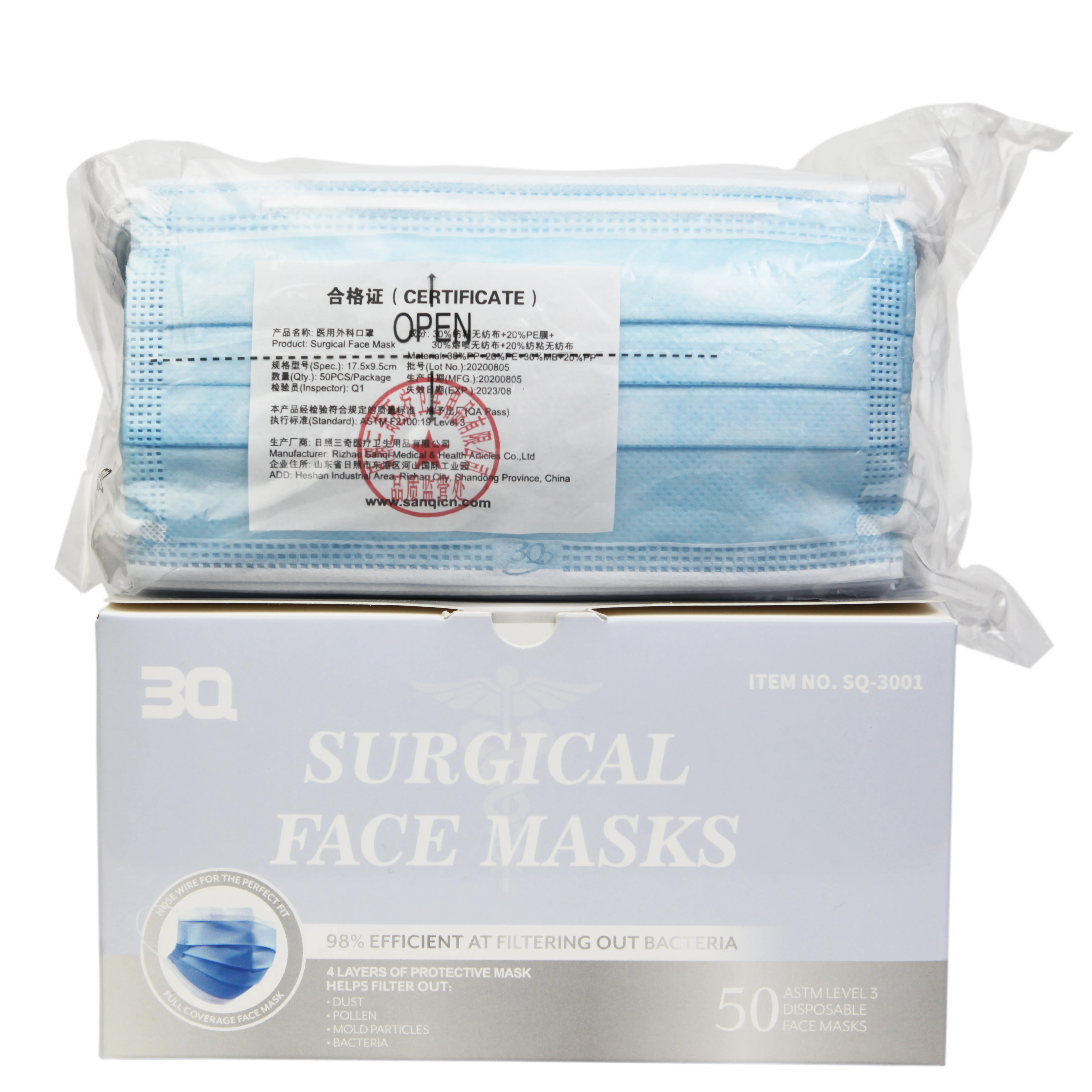 Colored 3ply Face Mask Protective Maskes Medical Disposable Logo Custom Nose Dust Respiratory Facemask