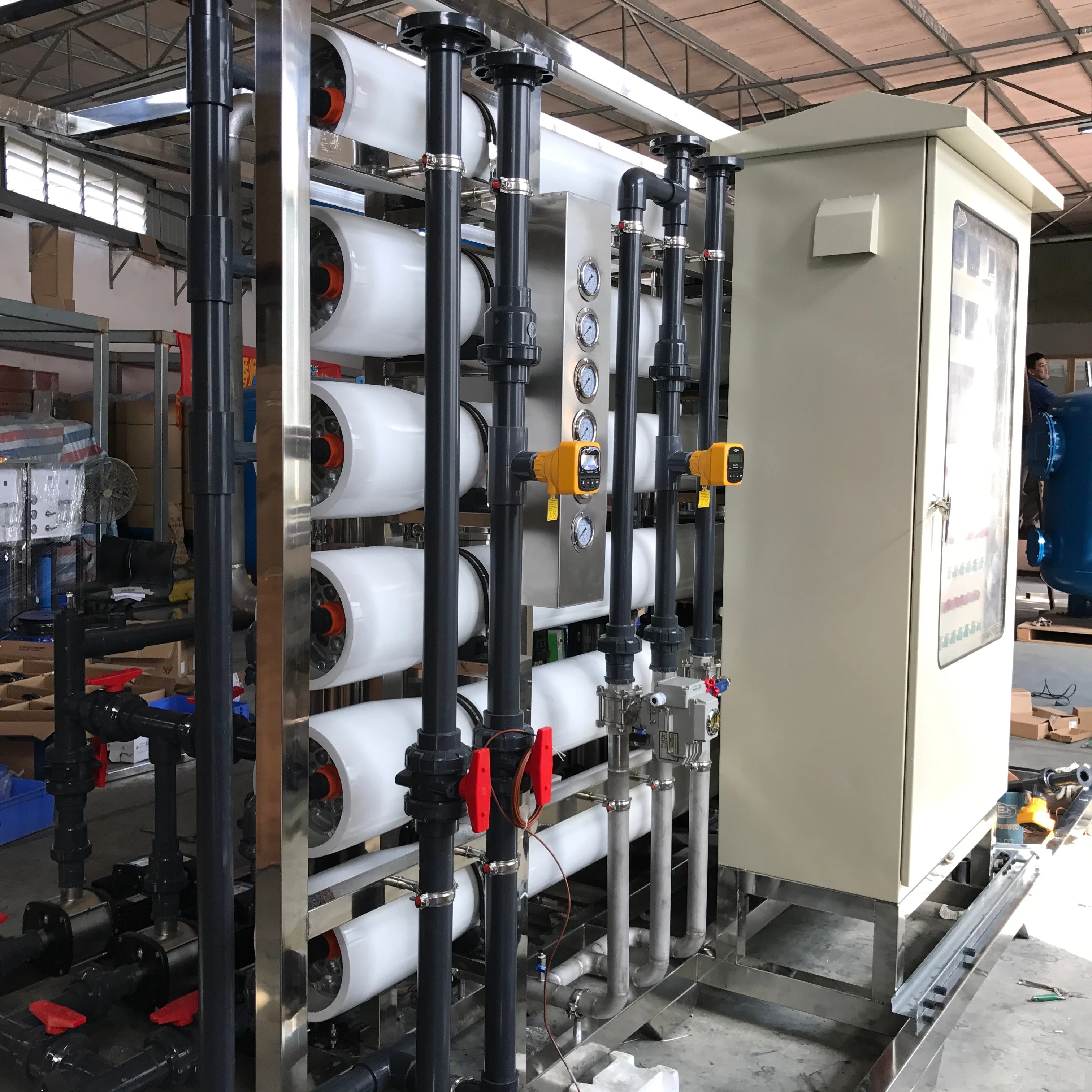 8000lph pure water ro treatment system filtration equipment factory use reverse osmosis