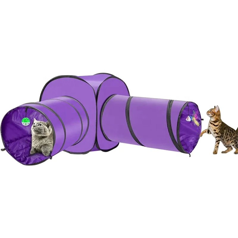  Складной 3ply 2 способа туннель для кошек ловкость игровой игрушки удовольствие от собак