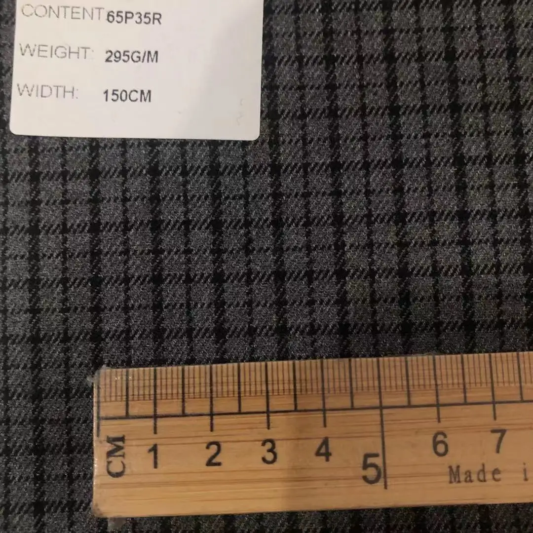 295 г/м 1 см квадратная винтажная стильная маленькая клетчатая ткань тонкая куртка и платье весна-осень завод изготовитель на