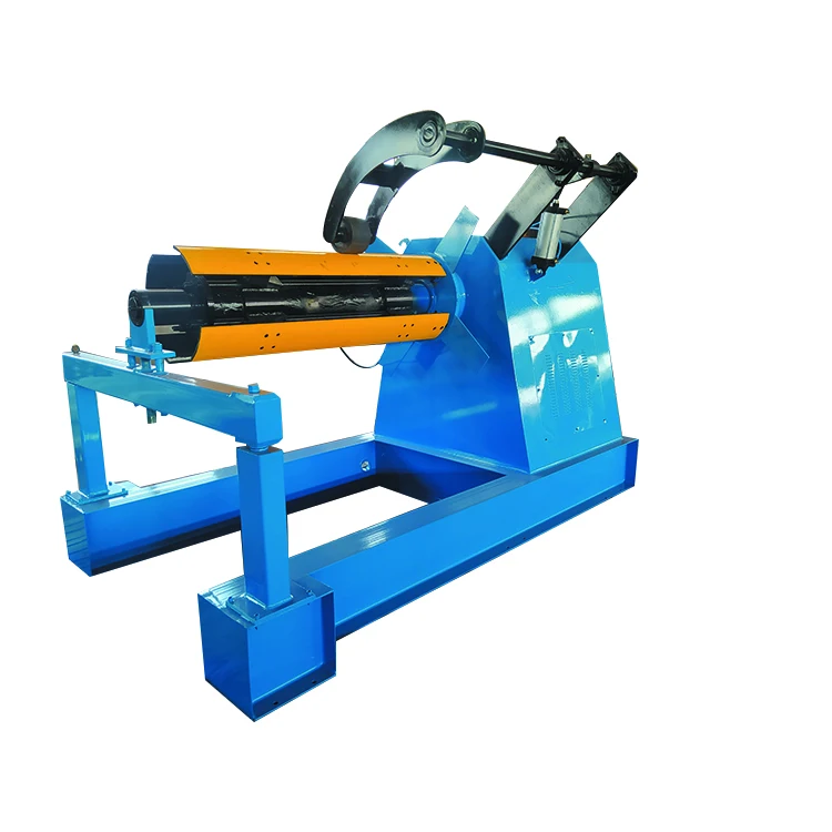 5T/10T Hydraulic color steel decoiler uncoiler roll forming machine