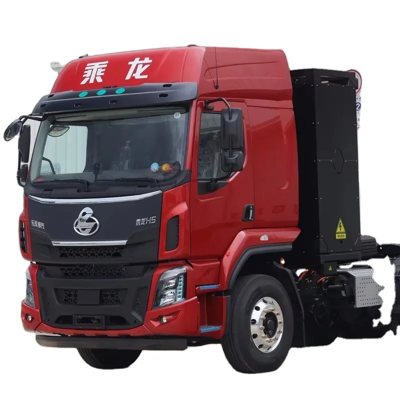 H5 6x4 Dongfeng Electric Tractor Truck High Roof Double Bunk 282kWh Lithium Iron Phosphate Battery