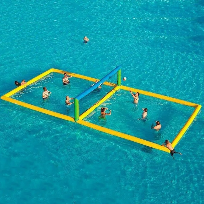 Outdoor Inflatable Beach Volleyball Court Inflatable Water Volleyball Court Inflatable Sport Games Field