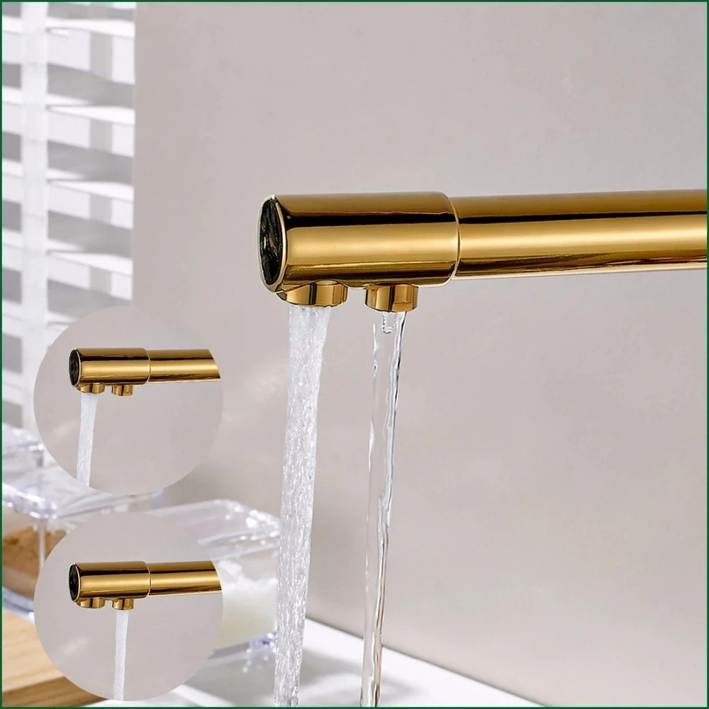 Womenly Summer Pull Filter Purifier Kitchen Faucet Model Printic Brass Torneibeachnk 3 Way RO Dladiesg Water Polished Double New