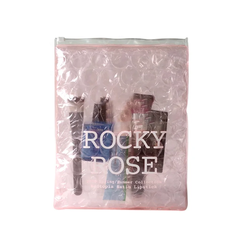 shockproof customized bubble mailer bags,pink shipping bags bubble mailers with zipper