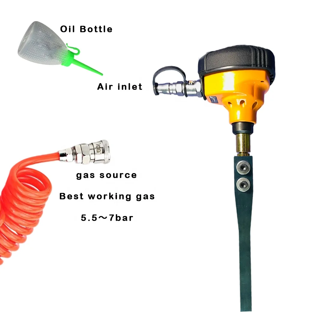 Graphic die cutting manual  inner hole waste stripper for Pneumatic Hand-held inner hole stripping tool round moulding