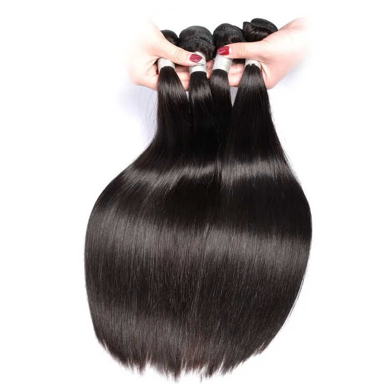 
Wholesale Cheap Virgin Peruvian Hair Straight Weave Human Hair Bundles 