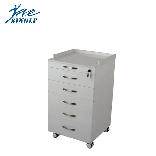 Мобильный шкаф стоматологической клиники с 5