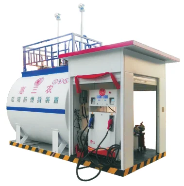 Explosion-proof 20ft 40ft mobile fuel service filling container petrol station for chemical liquid petroleum gas products