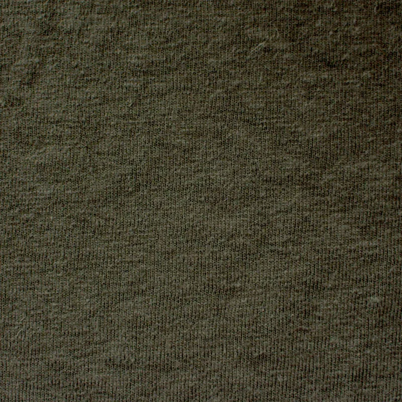 factory 180gsm 55% hemp 45% polyester jersey comfortable soft knitted fabric for man t shirt