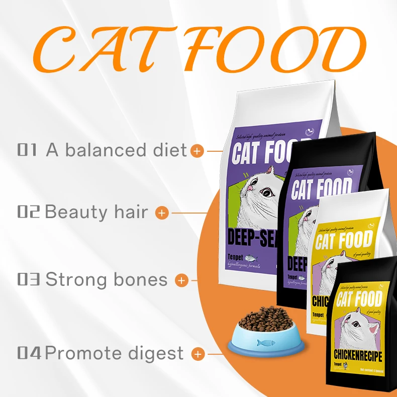 Factory direct sales of high quality delicious cat food from China 1kg dry cat food