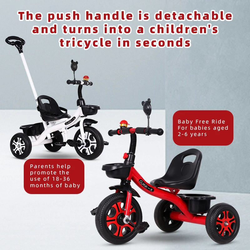 double seat bicicleta without pedal baby dolphin bike for children kids toddler tricycle