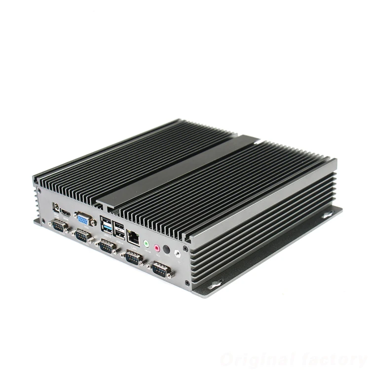 Intel 3855U skylake core I3 I5 I7 DDR3 8 Гб Безвентиляторный barebone системы DC 12 В промышленных настольных мини ПК