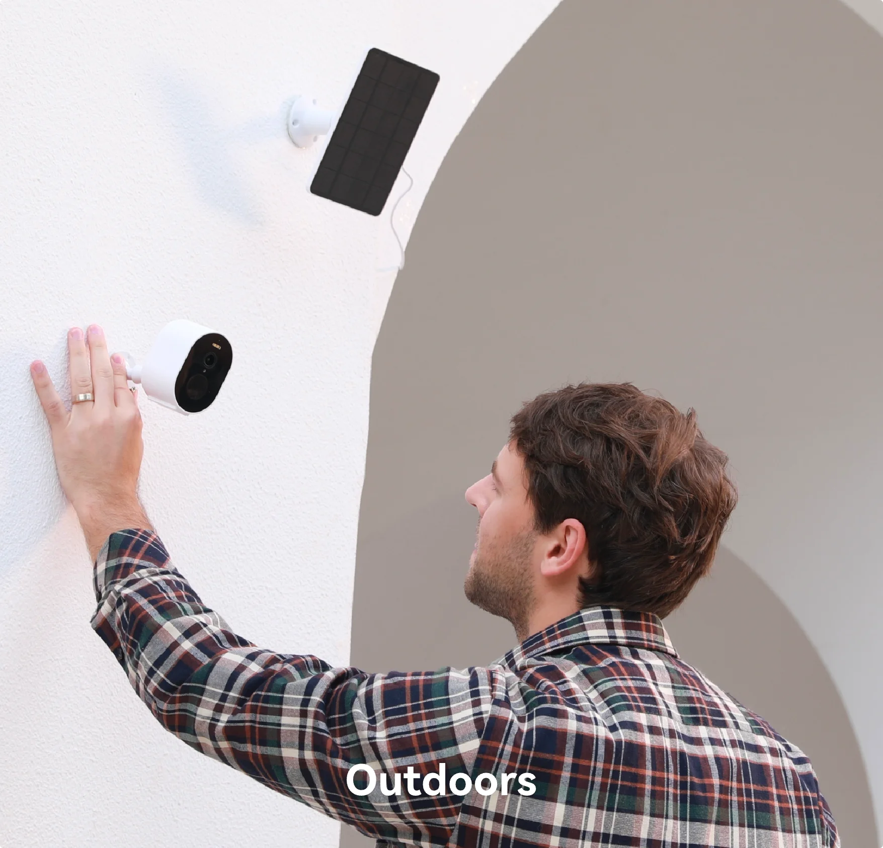 Blurams Solar Panels Outdoor Waterproof Camera Solaire Wifi Color Night Solar Security Camera Kit