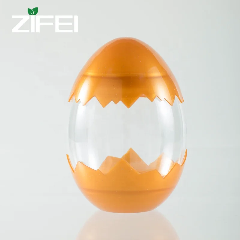 Super Giant Surprise Egg shaped Bottle candy inside Plastic cup 500ml PET plastic bottle