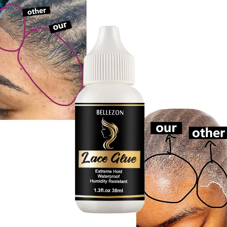 Bulk Extreme Hold Waterproof Lace Glue Strong Clear Fast Dry Lace Glue Vendors