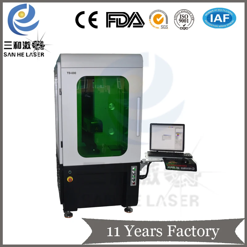 20W 3D fiber  laser marking machine for metal surface stainless steel hardware