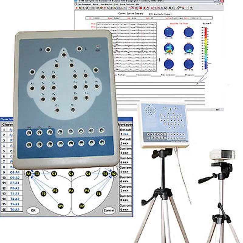 
Portable 16 Channels neurofeedback eeg and mapping system machine EEG-1016 