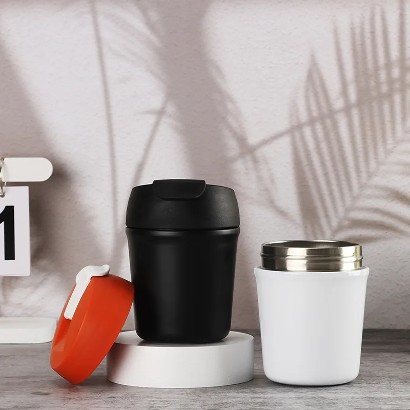 320ml Coffee Mug 11oz Travel Cup Insulated Milk Cups Stainless Steel 11 oz Water Tumbler With Lid