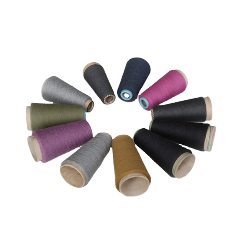 Anti-Radiation Green OEM silver metallic conductive knitting blend yarn