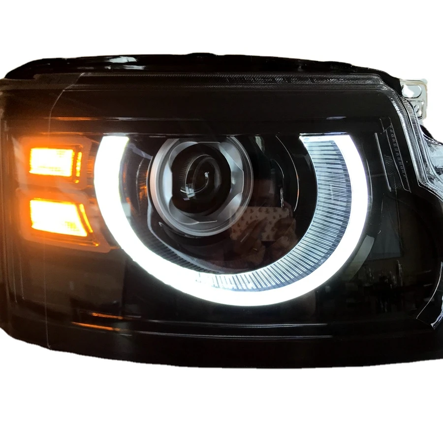 New Style Head Lamp Dual Light LED Lens With Laser For Range Rover Discovery 4 2010-2016 Front Light