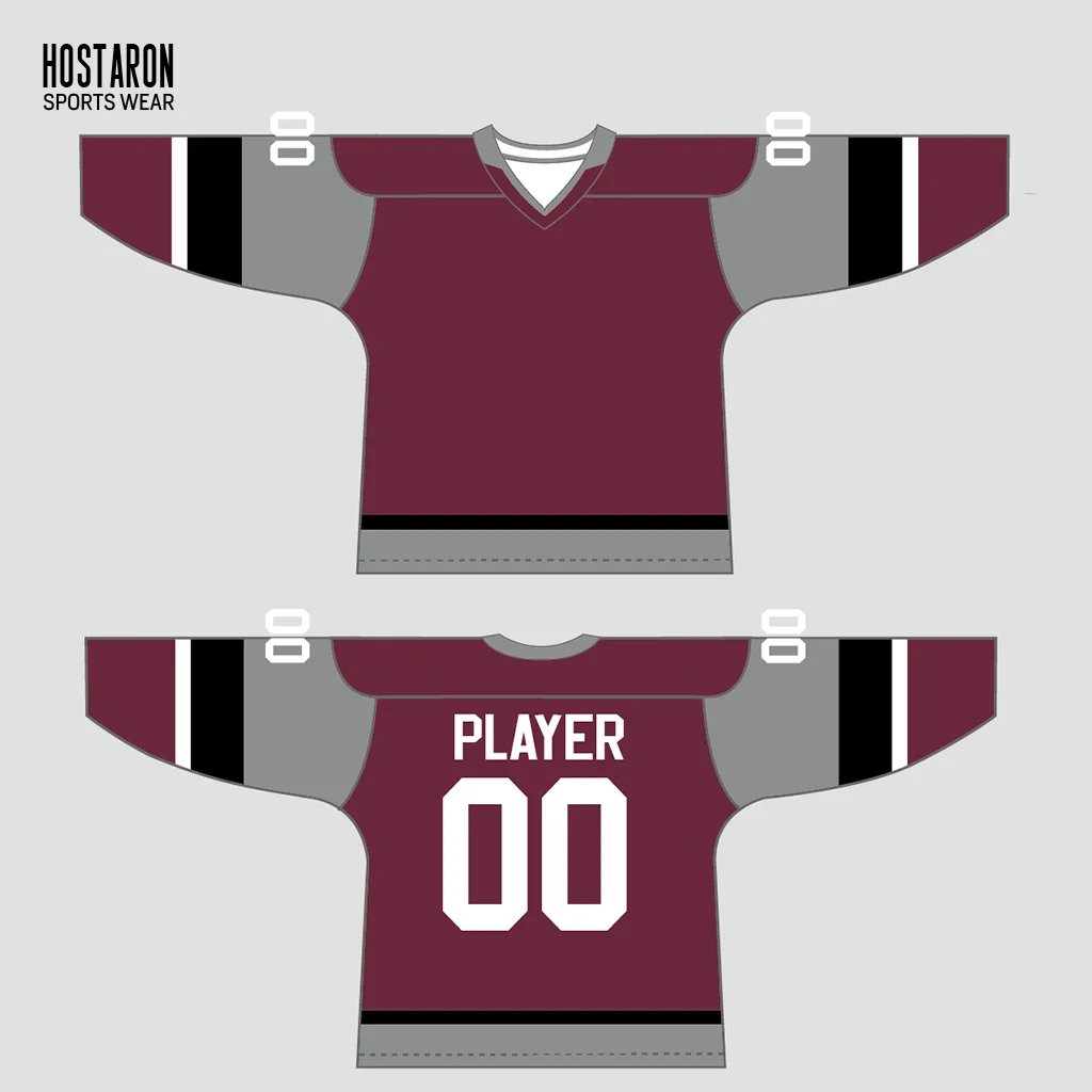 HOSTARON Custom Sublimation Ice Hockey Jersey Men Field Hockey Pucks Uniforms Equipement Air Roller nhI Hockey Trainers Wear